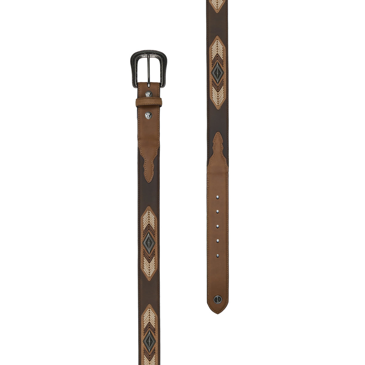 Wrangler Mens Jonas Belt (X6W1963BLT) Coffee