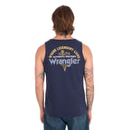 Wrangler Mens Kenny Singlet (X6S1558701) Navy
