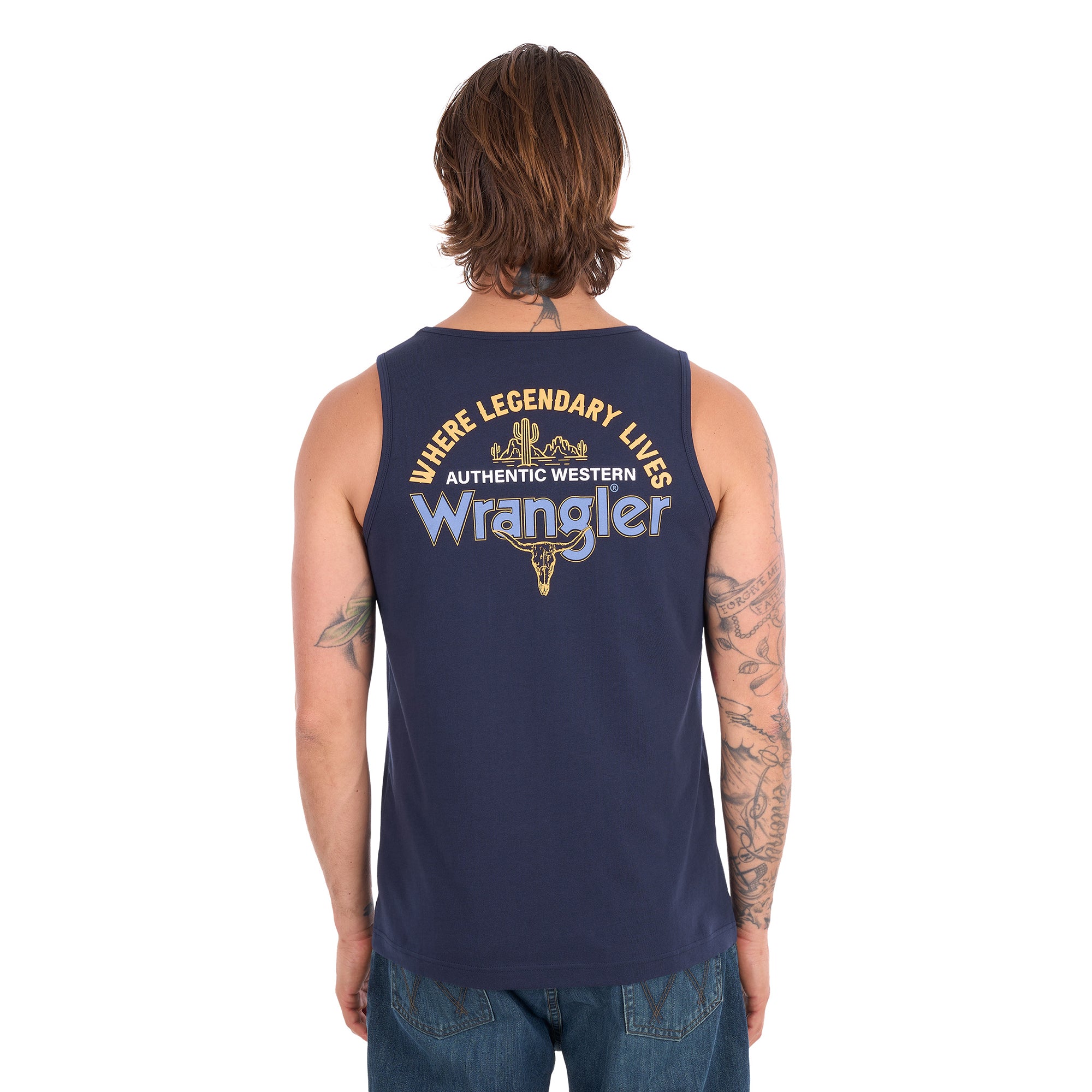 Wrangler Mens Kenny Singlet (X6S1558701) Navy
