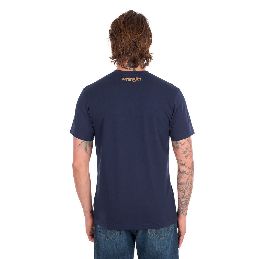 Wrangler Mens Kevin S/S Tee (X6S1557692) Navy