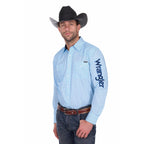 Wrangler Mens Lee Logo L/S Shirt (X6W1111485) Blue/Navy