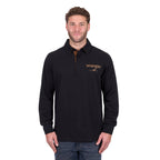 Wrangler Mens Nash Rugby (X6W1551506) Black