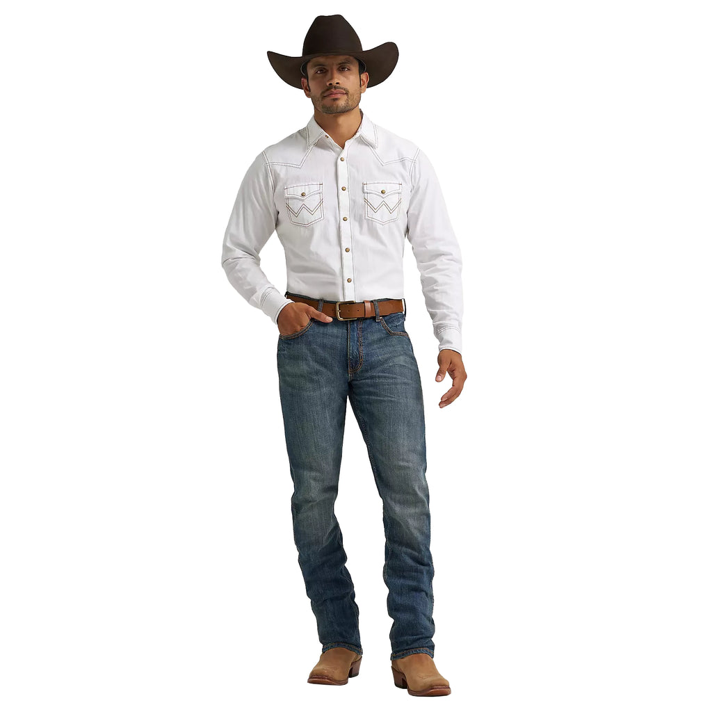 Wrangler Mens Retro Slim Jeans (WLT88BZ34) Bozeman