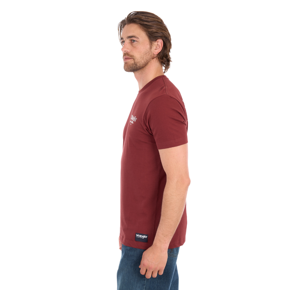 Wrangler Mens Richard S/S Tee (XCP1557690) Cognac