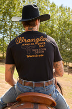 Wrangler Mens Robert S/S Tee (XCP1557687) Black
