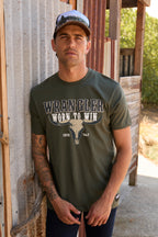 Wrangler Mens Scott S/S Tee (X6S1557693) Cypress