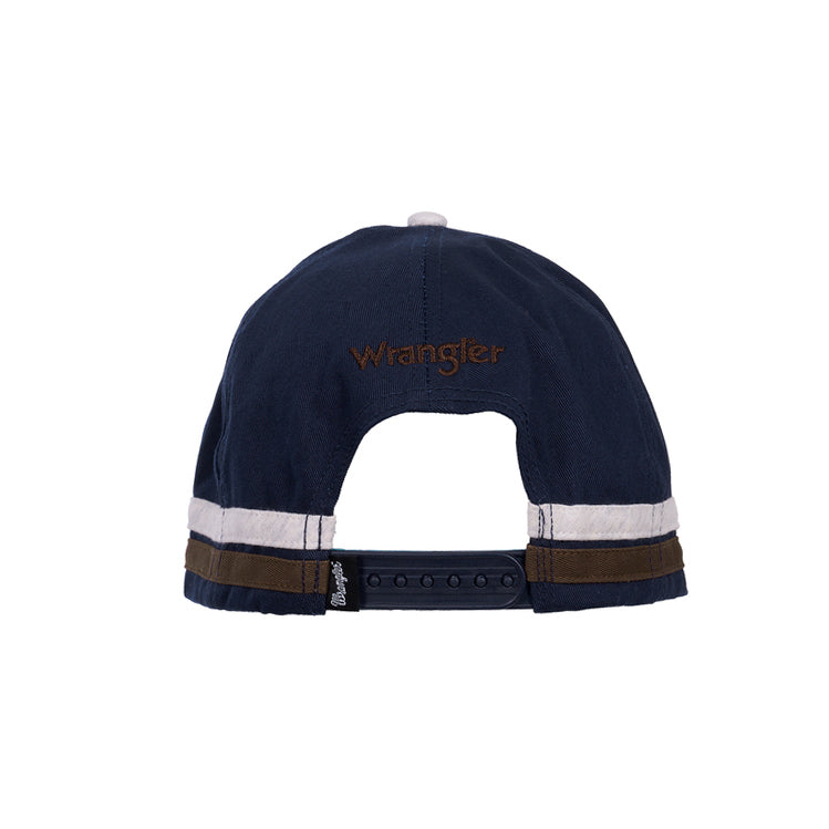 Wrangler Mens Steve High Profile Cap (X6W1952CAP) Oat Marle/Navy OSFM