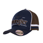 Wrangler Mens Tom High Profile Cap (X6W1951CAP) Tan/Navy OSFM