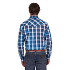 Wrangler Mens Tony Logo L/S Shirt (X6W1111483) Navy/Royal