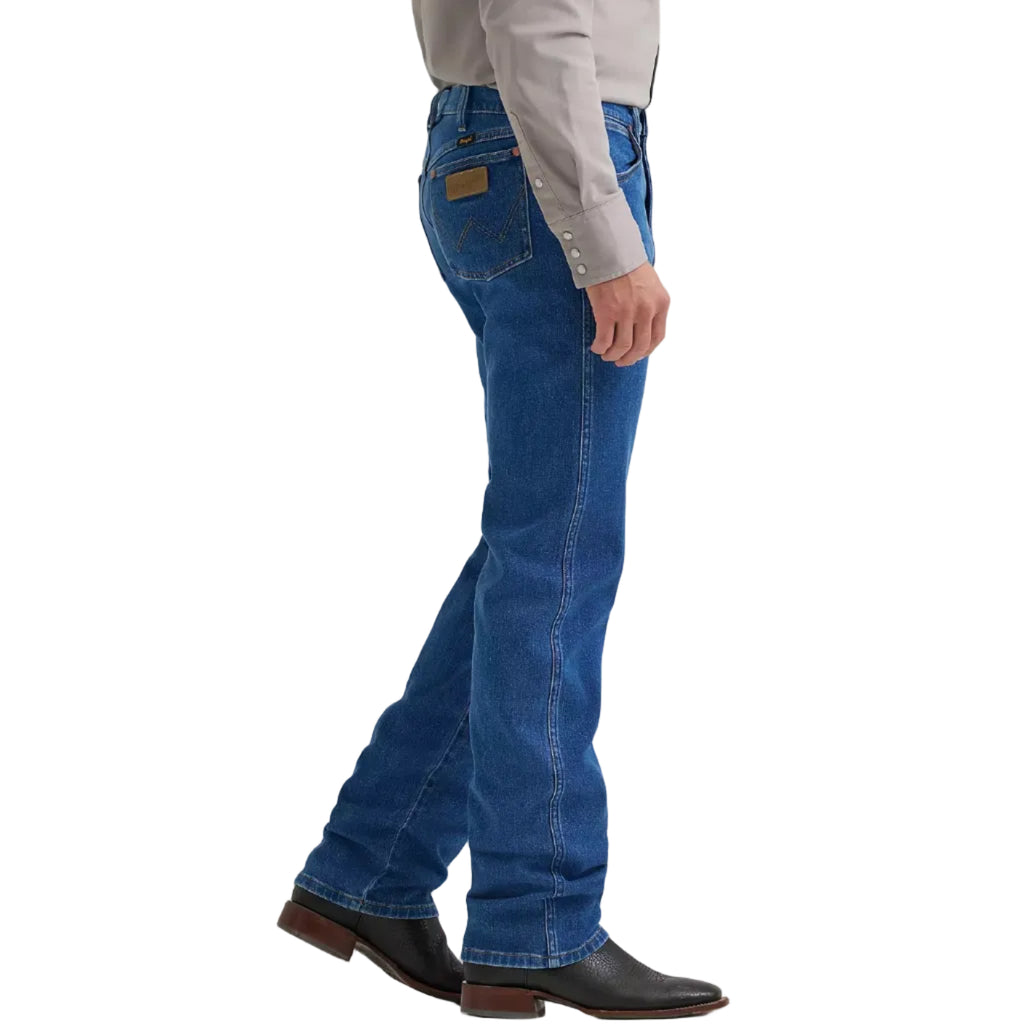 Wrangler Mens Tough Lite Original Fit Jeans (112381865) Stonewash