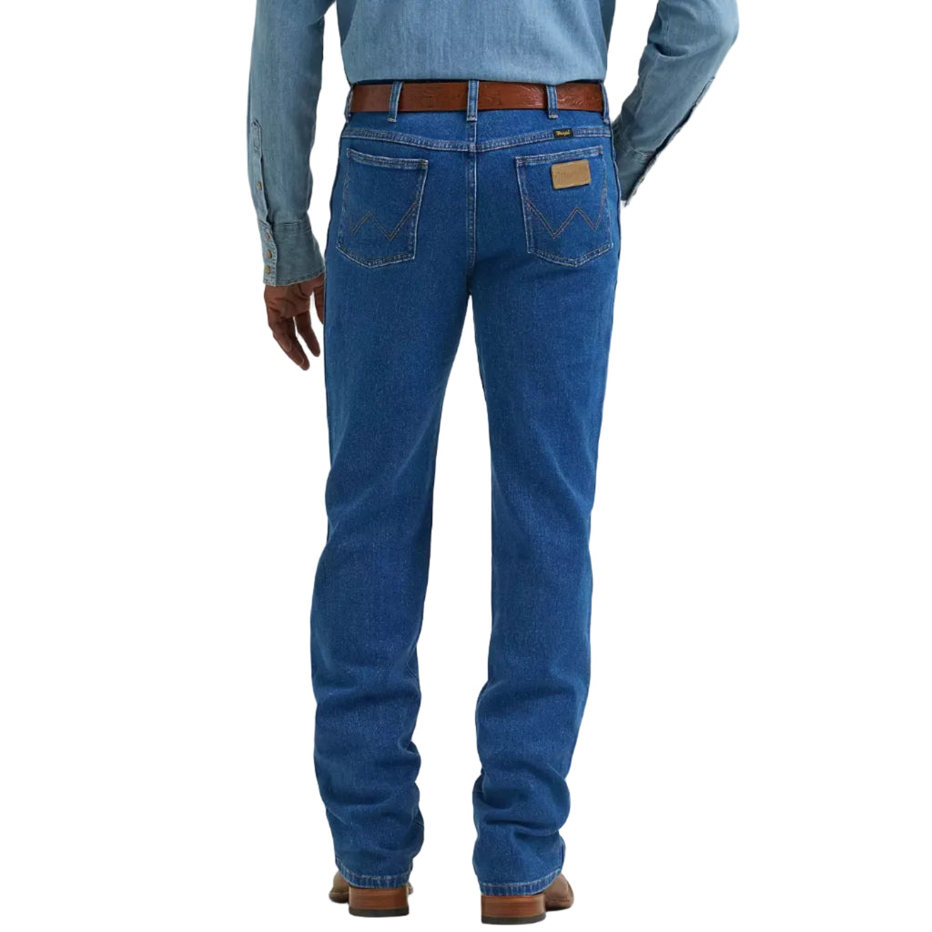Wrangler Mens Tough Lite Slim Fit Jeans (112381869) Stonewash