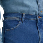 Wrangler Mens Tough Lite Slim Fit Jeans (112381869) Stonewash