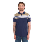 Wrangler Mens Tyrone S/S Polo (X6S1560678) Navy/Tan