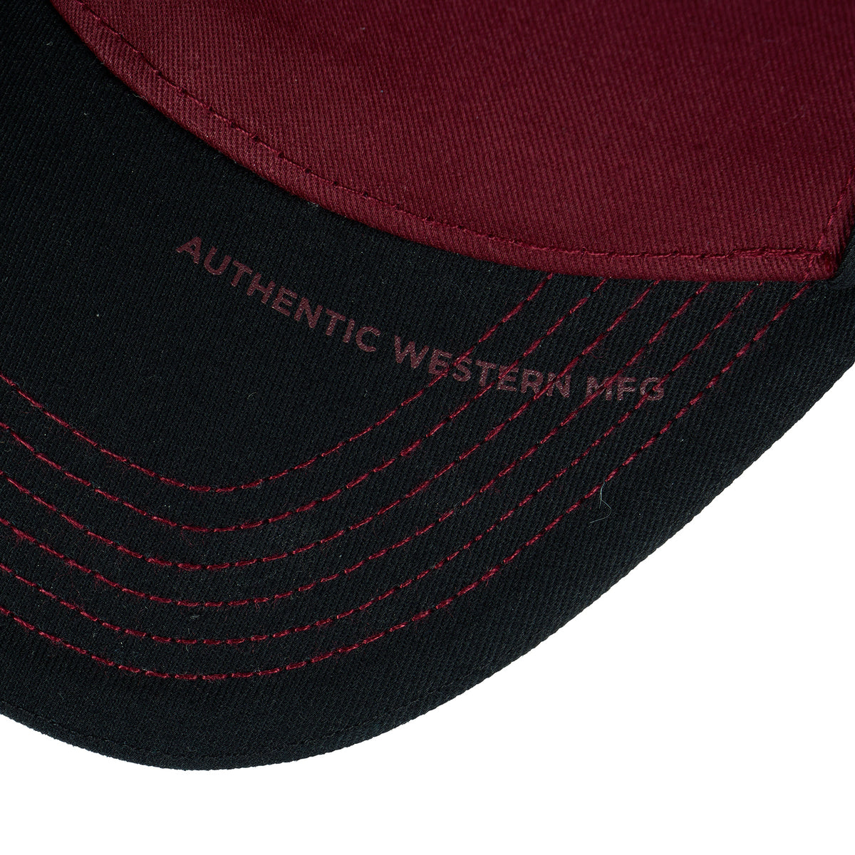 Wrangler Odin High Profile Trucker Cap (X6S1944CAP) Black/Cognac