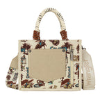 Wrangler Rodeo Print Crossbody Bag (X6W4922BAG) Natural