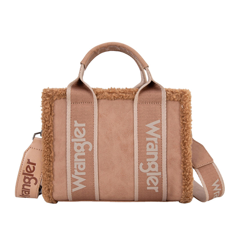Wrangler Sherpa Logo Small Crossbody Bag (X6W4909BAG) Camel
