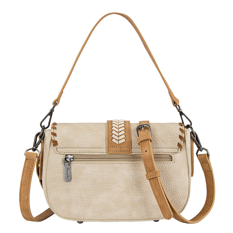 Wrangler Southwestern Avery Shoulder  Bag (X6S4936BAG) Natural Back