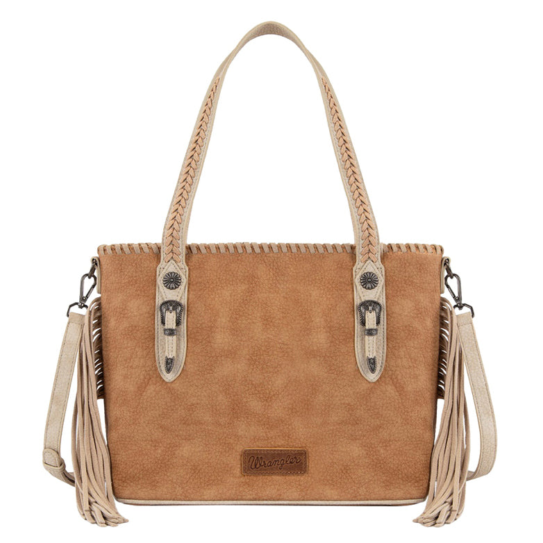 Wrangler Southwestern Avery Tote Bag (X6S4935BAG) Light Tan Front