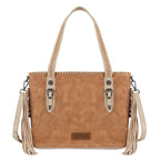 Wrangler Southwestern Avery Tote Bag (X6S4935BAG) Light Tan Front