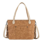 Wrangler Southwestern Avery Tote Bag (X6S4935BAG) Light Tan Back