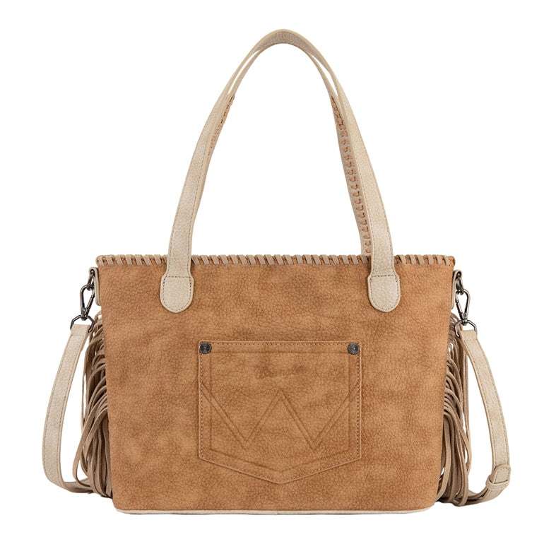 Wrangler Southwestern Avery Tote Bag (X6S4935BAG) Light Tan Back