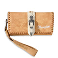 Wrangler Southwestern Avery Wallet (X6S4937WLT) Light Tan Front