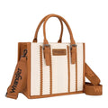 Wrangler Southwestern Boston Stitch Crossbody Bag (X6S4930BAG) Natural/Tan Front