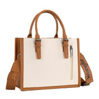 Wrangler Southwestern Boston Stitch Crossbody Bag (X6S4930BAG) Natural/Tan Back