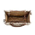 Wrangler Southwestern Camo Print Crossbody Bag (X6S4941BAG) Tan Inside