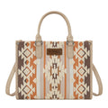 Wrangler Southwestern Cilia Crossbody Tote Bag (X6S4940BAG) Natural