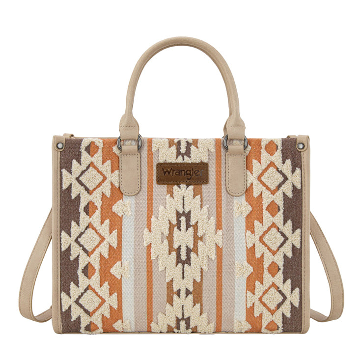 Wrangler Southwestern Cilia Crossbody Tote Bag (X6S4940BAG) Natural