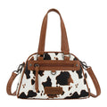 Wrangler Southwestern Cow Print Handbag (X6S4933BAG) Tan