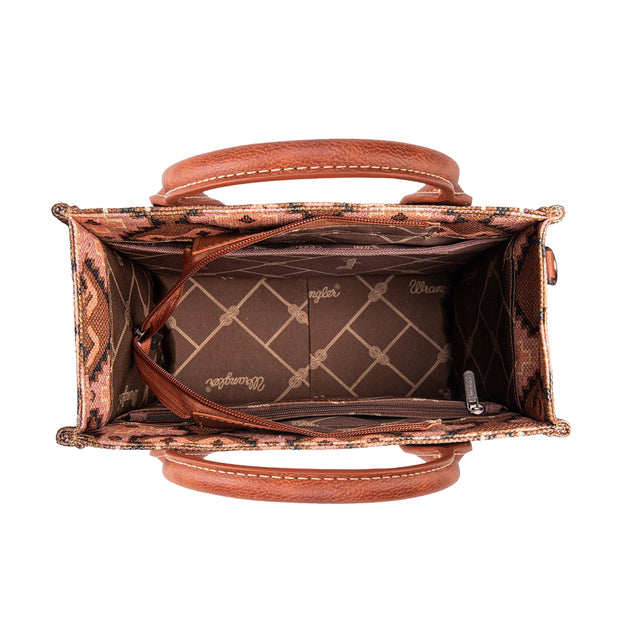 Wrangler Southwestern Crossbody Bag (X6S2950BAG) Brown Inside