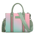 Wrangler Southwestern Ombre Crossbody Bag (X6S4928BAG) Green Front