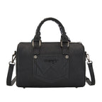 Wrangler Southwestern Paisley Barrel Bag (X6S4924BAG) Black Back