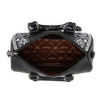 Wrangler Southwestern Paisley Barrel Bag (X6S4924BAG) Black Inside