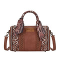 Wrangler Southwestern Paisley Barrel Bag (X6S4924BAG) Tan Front