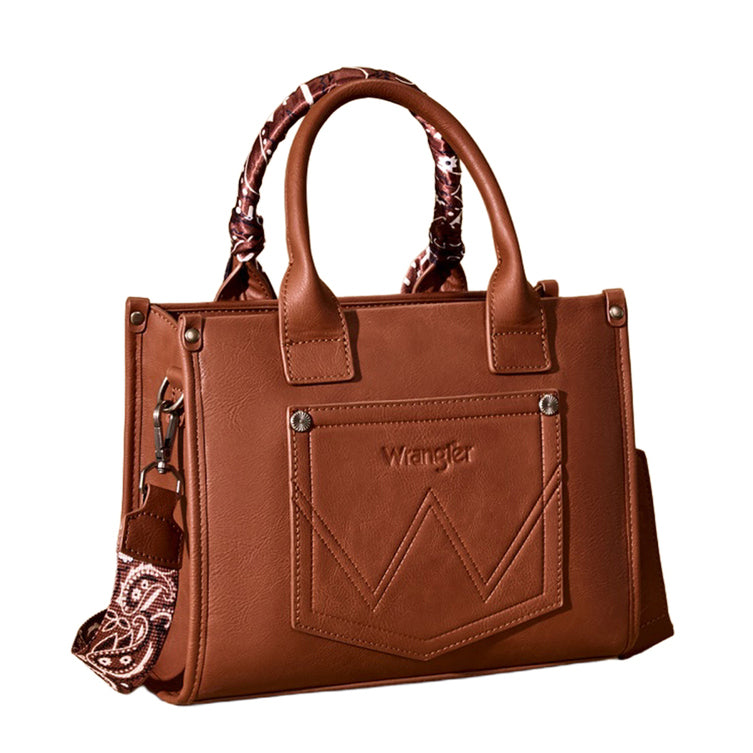 Wrangler Southwestern Paisley Crossbody Bag (X6S4923BAG) Tan Back