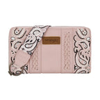 Wrangler Southwestern Paisley Wallet (X6S4926WLT) Pink Front
