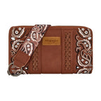 Wrangler Southwestern Paisley Wallet (X6S4926WLT) Tan Front
