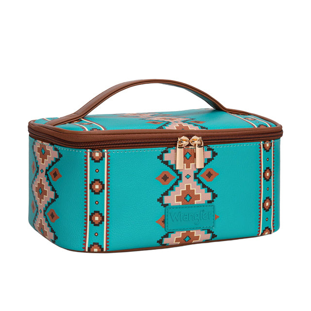 Wrangler Southwestern Travel Cosmetic Bag (X6S4945COS) Turquoise