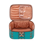 Wrangler Southwestern Travel Cosmetic Bag (X6S4945COS) Turquoise Inside