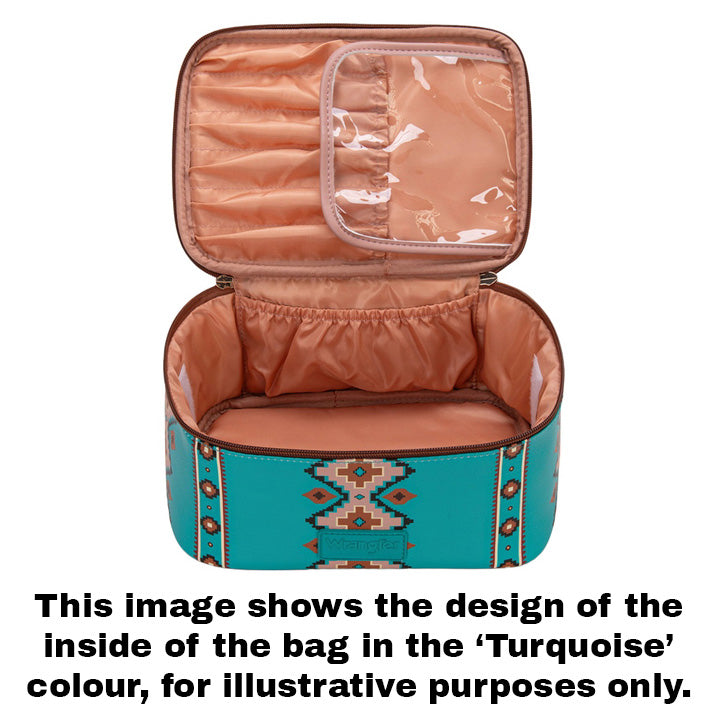 Wrangler Southwestern Travel Cosmetic Bag (X6S4945COS) Inside 2