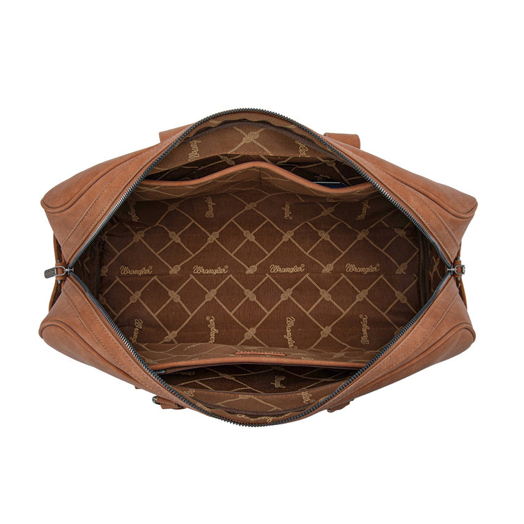 Wrangler Whipstitch Duffle Bag (X6W4921BAG) Tan