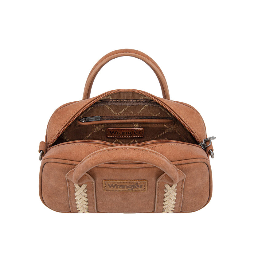 Wrangler Whipstitch Mini Crossbody Bag (X6W4920BAG) Tan