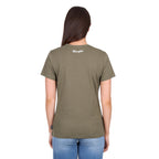 Wrangler Womens Adriana S/S Tee (X6W2598538) Khaki Marle