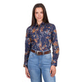 Wrangler Womens Bronx L/S Shirt (X6W2127561) Navy