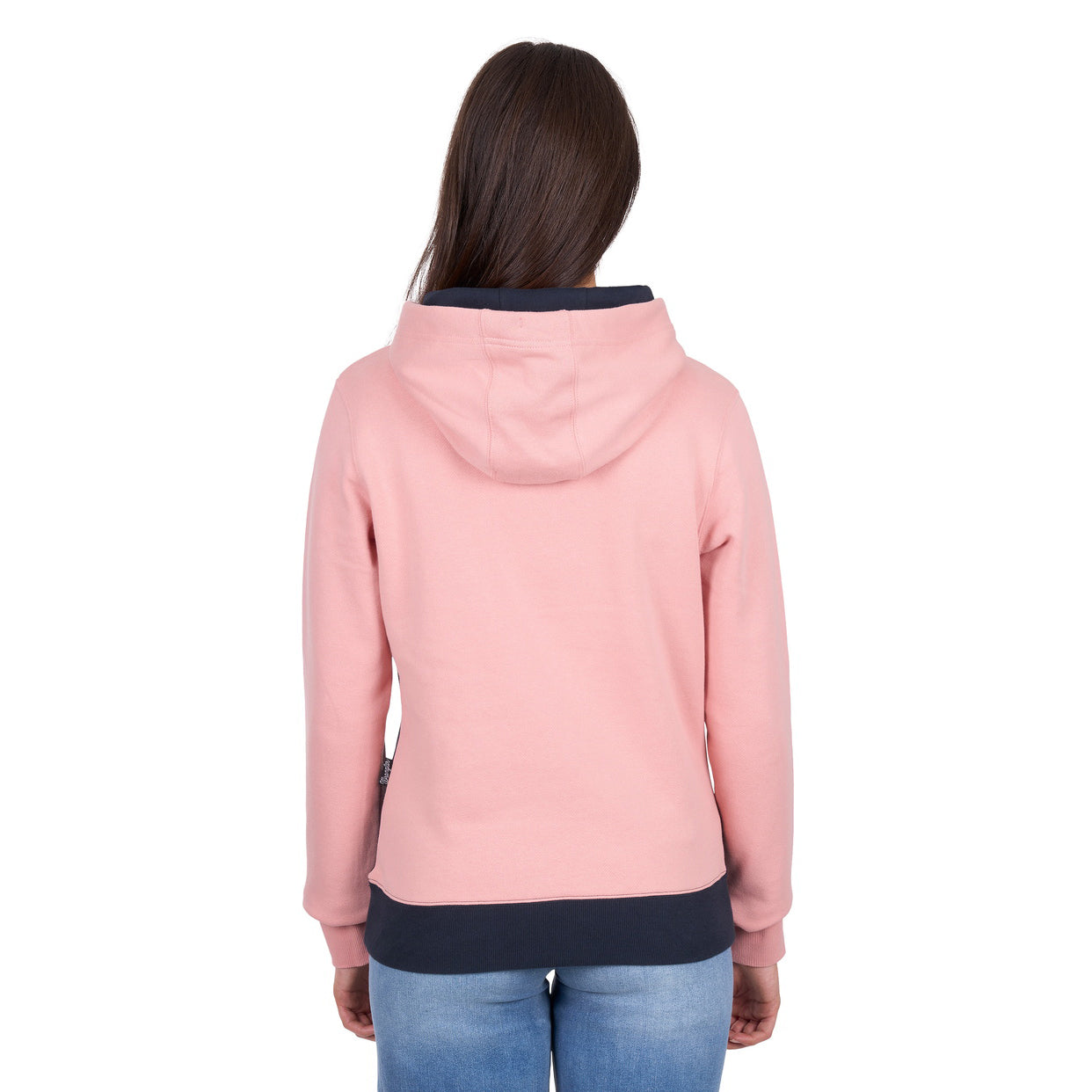 Wrangler Womens Brooke Hoodie (X6W2597541) Rose/Navy