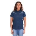 Wrangler Womens Charlie S/S Shirt (X6S2107611) Dark Denim