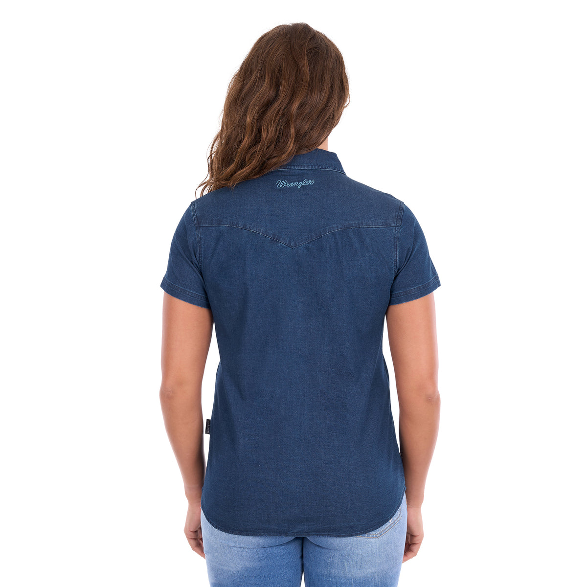 Wrangler Womens Charlie S/S Shirt (X6S2107611) Dark Denim